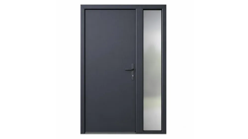 Oldalvilágító ajtóval együtt – Antracit 250 mm